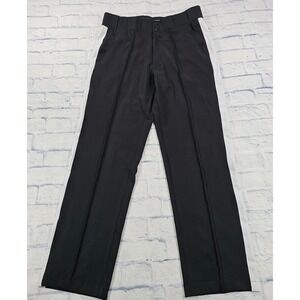Smitty Umpire Referee Pants Men 38x34 Black White Performance Stretch Slacks